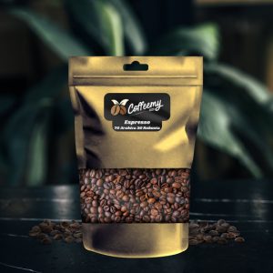 دانه قهوه اسپرسو 70 درصد عربیکا 30 درصد روبوستا